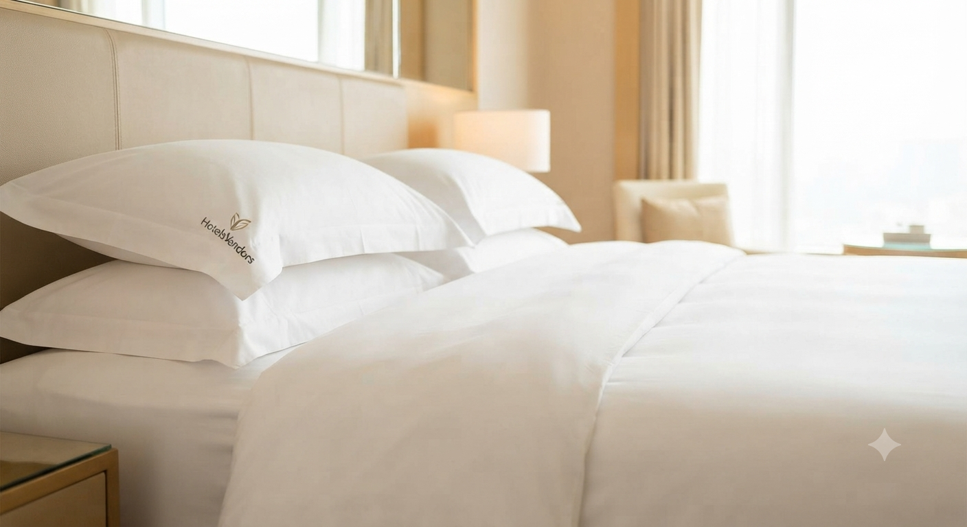 Linens — hotel room bedding