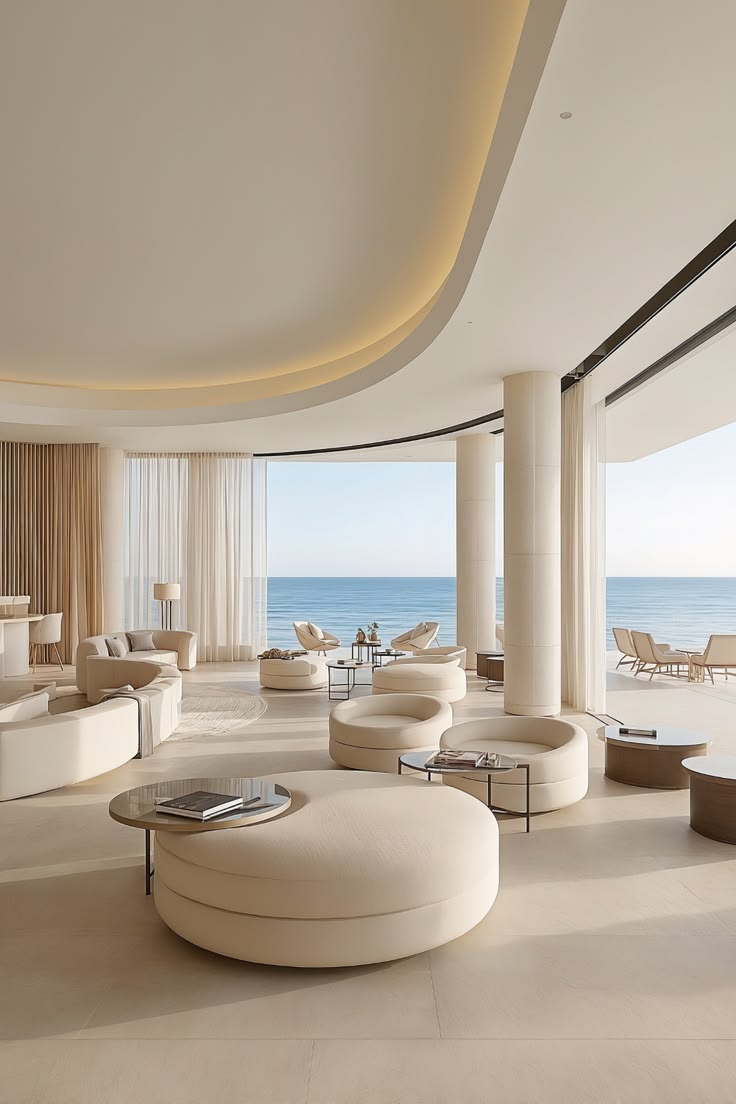 Elegant hotel lobby